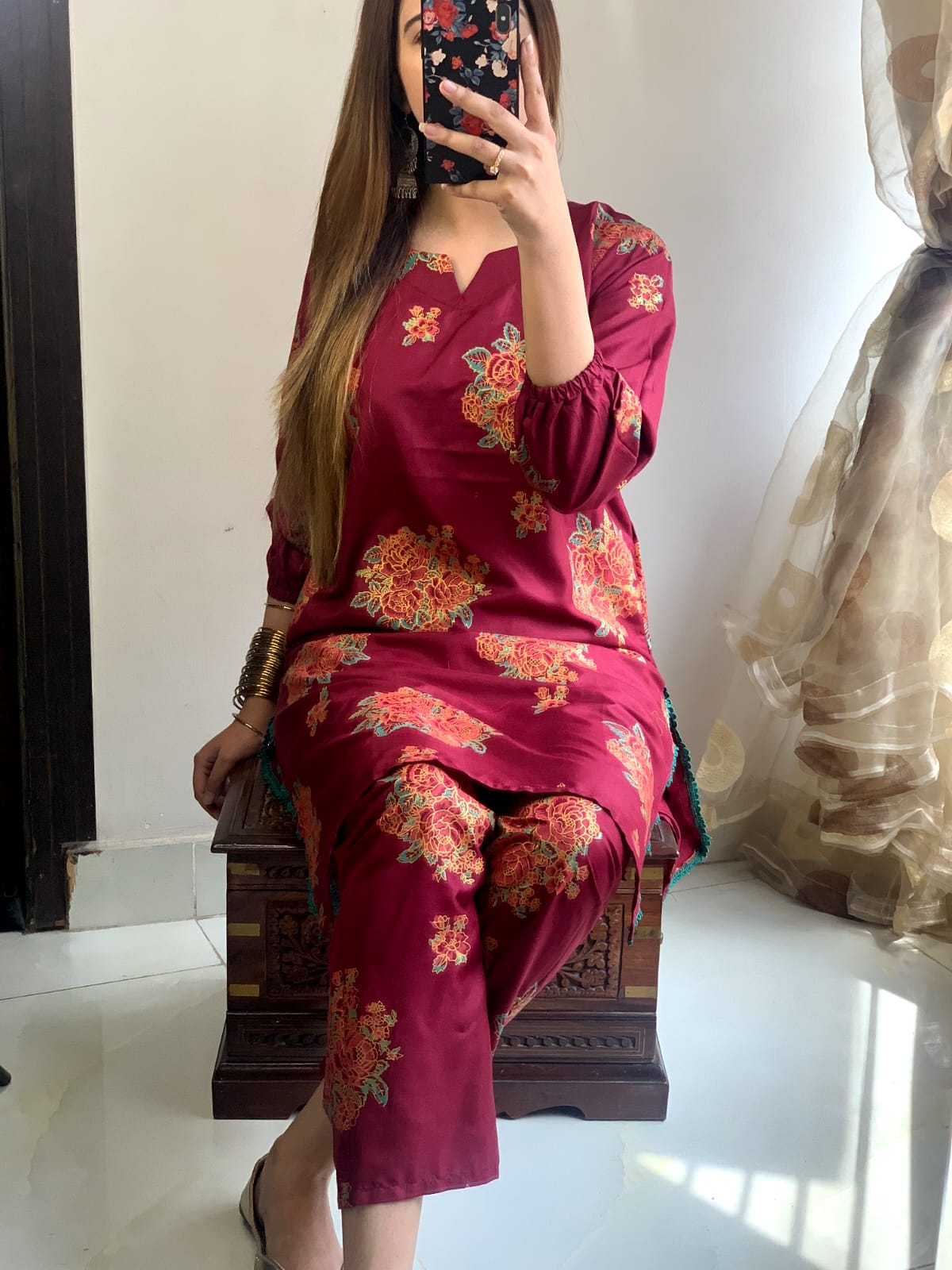 NEW GULAAB DESIGN TWO PIECE SUITS